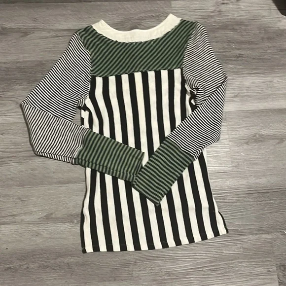 We the Free - Give Me Stripes Henley Long Sleeve Top - Size Small - Picture 8 of 16